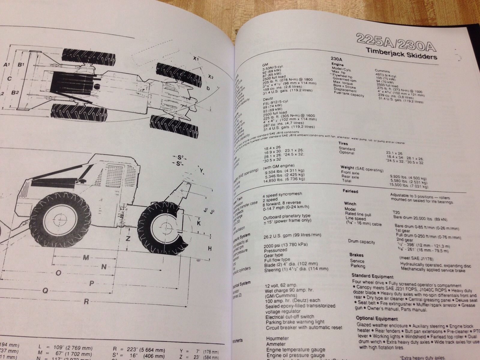 timberjack parts and maintenance manuals